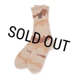 画像: CHALLENGER/CAMO SOCKS（BEIGE CAMO）［カモソックス-25春夏］