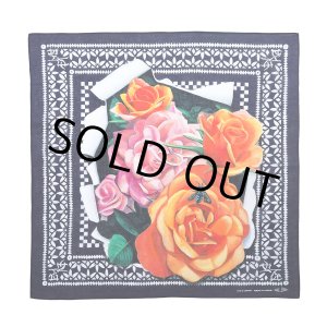 画像: CHALLENGER/FLOWER BANDANA（NAVY）［フラワーバンダナ-25春夏］