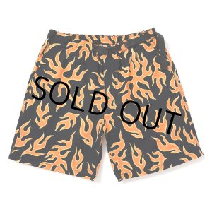画像: CHALLENGER/FIRE SHORTS（ORANGE/BLACK）［ファイヤーショーツ-25春夏］