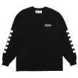 画像2: CHALLENGER/L/S CHECKER TEE（BLACK）［プリント長袖T-25春夏］ (2)