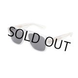 画像: CHALLENGER/Lunetta BADA SUNGLASSES（WHITE/BLACK LENS）［サングラス-25春夏］