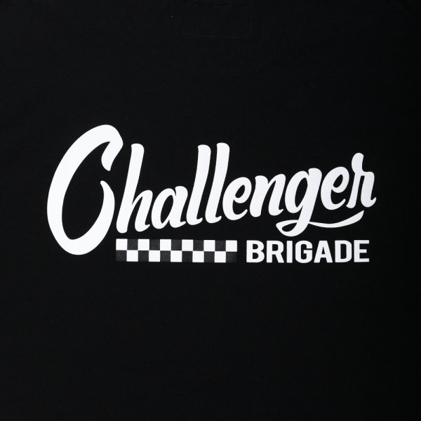 画像4: CHALLENGER/L/S CHECKER TEE（BLACK）［プリント長袖T-25春夏］ (4)