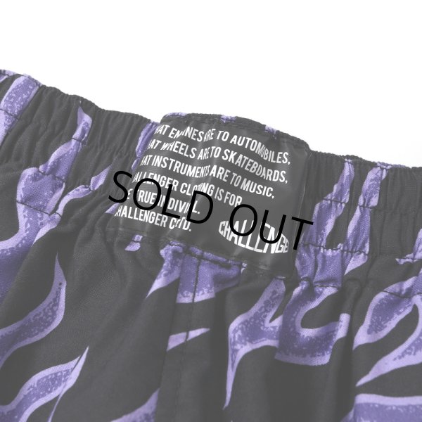 CHALLENGER/FIRE PANTS(PURPLE/BLACK)[ファイヤーパンツ-25春 CHALLENGER/FIRE PANTS(PURPLE/BLACK)[ファイヤーパンツ-25春