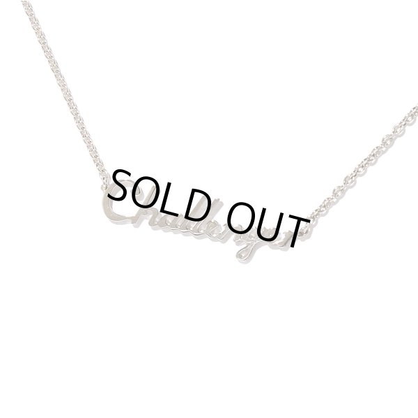 画像2: CHALLENGER/LOGO NECKLACE（SILVER）［ロゴネックレス-25春夏］ (2)