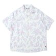 画像1: CHALLENGER/S/S FIRE SHIRT（LT PINK/WHITE）［ファイヤーシャツ-25春夏］ (1)