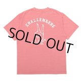 画像: CHALLENGER/PIGMENT PEACE TEE（LT CHERRY）［ピグメント染めプリントT-25春夏］