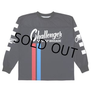 画像: CHALLENGER/L/S RACING TEE（BLACK）［レーシング長袖T-25春夏］