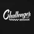画像4: CHALLENGER/CHECKER ZIP HOODIE（BLACK）［ジップフーディー-25春夏］ (4)
