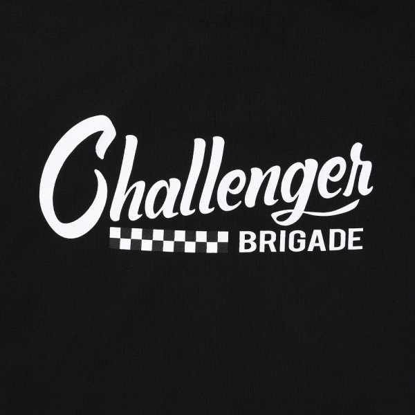 画像4: CHALLENGER/CHECKER ZIP HOODIE（BLACK）［ジップフーディー-25春夏］ (4)