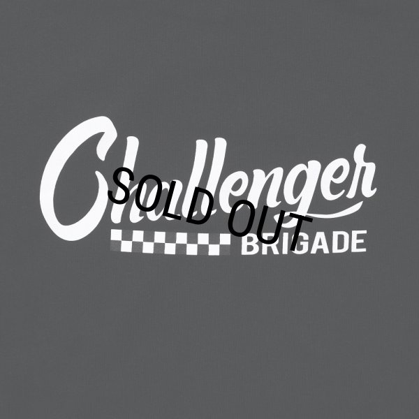 画像4: CHALLENGER/CHECKER ZIP HOODIE（BLACK）［ジップフーディー-25春夏］ (4)
