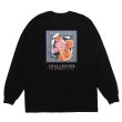 画像1: CHALLENGER/L/S ROSE BANDANA TEE（BLACK）［プリント長袖T-25春夏］ (1)