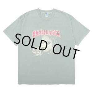 画像: CHALLENGER/PUNK GIRL TEE（MINT）［ピグメント染めプリントT-25春夏］
