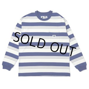 画像: CHALLENGER/L/S BORDER TEE（BLUE/WHITE）［ボーダー長袖T-25春夏］