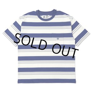 画像: CHALLENGER/S/S BORDER TEE（BLUE/WHITE）［ボーダーT-25春夏］