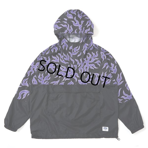 画像1: CHALLENGER/PACKABLE FIRE ANORAK（PURPLE/BLACK）［パッカブルファイヤーアノラック-25春夏］ (1)