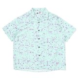 画像: CHALLENGER/S/S SPLATTER SHIRT（MINT）［スプラッターシャツ-25春夏］