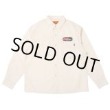 画像: CHALLENGER/L/S PATCHED WORK SHIRT（IVORY）［パッチドワークシャツ-25春夏］