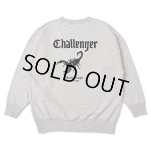 画像: CHALLENGER/SCORPION C/N SWEAT（GRAY）［クルーネックスウェット-25春夏］