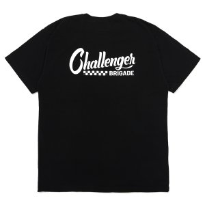 画像: CHALLENGER/CHECKER LOGO TEE（BLACK）［プリントT-25春夏］