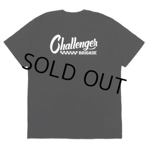 画像: CHALLENGER/CHECKER LOGO TEE（BLACK）［プリントT-25春夏］