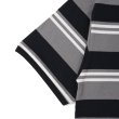 画像4: CHALLENGER/S/S BORDER POLO（GRAY/BLACK）［ボーダーポロ-25春夏］ (4)