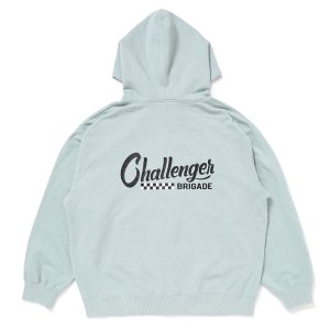 画像: CHALLENGER/CHECKER ZIP HOODIE（MINT）［ジップフーディー-25春夏］
