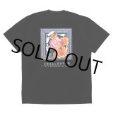 画像: CHALLENGER/ROSE BANDANA TEE（BLACK）［プリントT-25春夏］