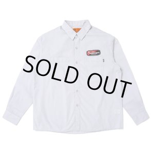 画像: CHALLENGER/L/S PATCHED WORK SHIRT（GRAY）［パッチドワークシャツ-25春夏］
