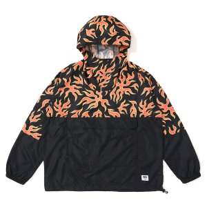 画像: CHALLENGER/PACKABLE FIRE ANORAK（ORANGE/BLACK）［パッカブルファイヤーアノラック-25春夏］