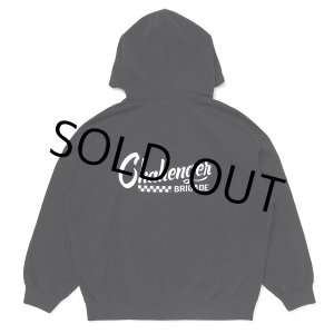 画像: CHALLENGER/CHECKER ZIP HOODIE（BLACK）［ジップフーディー-25春夏］