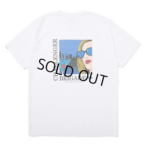 画像1: CHALLENGER/COCKTAIL POCKET TEE（WHITE）［プリントポケT-25春夏］ (1)