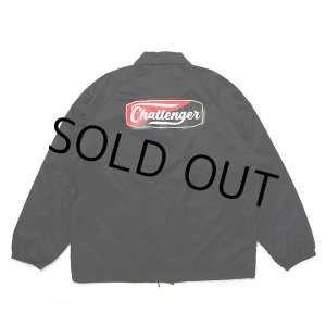 画像: CHALLENGER/TWO TONE LOGO COACH JACKET（BLACK）［ツートーンロゴコーチJKT-25春夏］