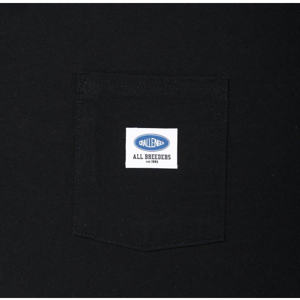 画像3: CHALLENGER/COCKTAIL POCKET TEE（BLACK）［プリントポケT-25春夏］ (3)