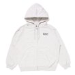 画像2: CHALLENGER/CHECKER ZIP HOODIE（GRAY）［ジップフーディー-25春夏］ (2)