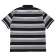 画像2: CHALLENGER/S/S BORDER POLO（GRAY/BLACK）［ボーダーポロ-25春夏］ (2)