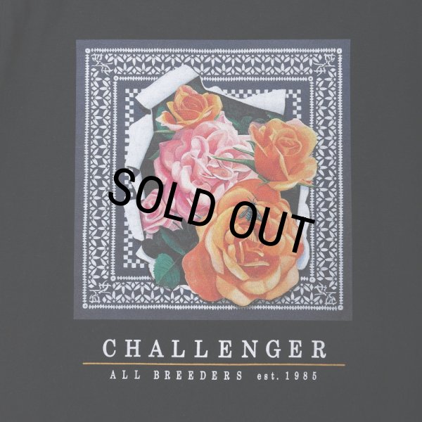 画像4: CHALLENGER/L/S ROSE BANDANA TEE（BLACK）［プリント長袖T-25春夏］ (4)