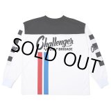 画像: CHALLENGER/L/S RACING TEE（WHITE）［レーシング長袖T-25春夏］