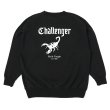 画像1: CHALLENGER/SCORPION C/N SWEAT（BLACK）［クルーネックスウェット-25春夏］ (1)
