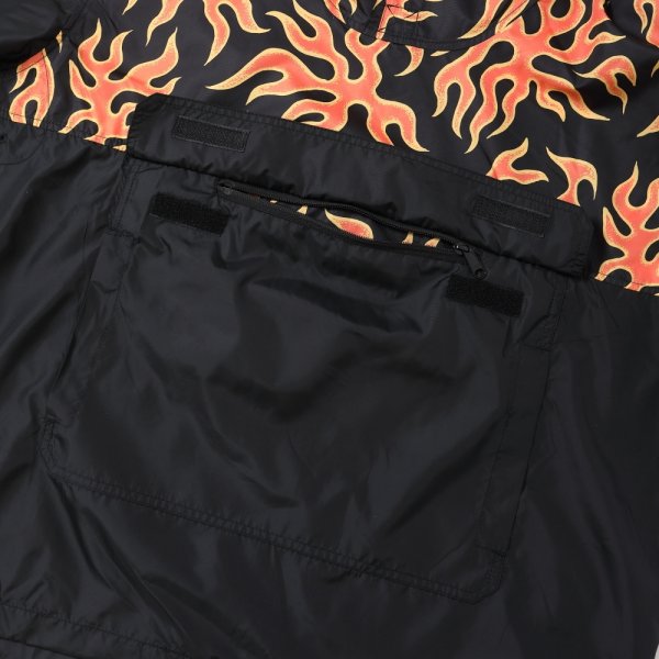 CHALLENGER/PACKABLE FIRE ANORAK（ORANGE/BLACK）［パッカブル