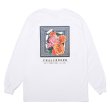 画像1: CHALLENGER/L/S ROSE BANDANA TEE（WHITE）［プリント長袖T-25春夏］ (1)