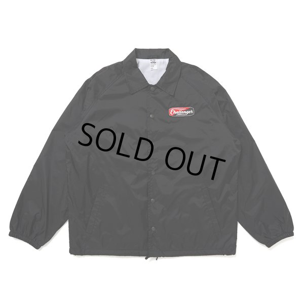 画像2: CHALLENGER/TWO TONE LOGO COACH JACKET（BLACK）［ツートーンロゴコーチJKT-25春夏］ (2)