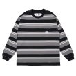 画像1: CHALLENGER/L/S BORDER TEE（GRAY/BLACK）［ボーダー長袖T-25春夏］ (1)