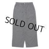 画像: COOTIE PRODUCTIONS/Garment Dyed Ripstop Check Easy Pants（Black）［チェックイージーパンツ-24春夏］