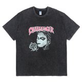 画像: CHALLENGER/PUNK GIRL TEE（PEPPER BLACK）［ピグメント染めプリントT-25春夏］