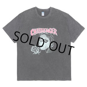 画像: CHALLENGER/PUNK GIRL TEE（PEPPER BLACK）［ピグメント染めプリントT-25春夏］