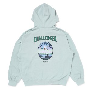 画像: CHALLENGER/HEY DUCK ZIP HOODIE（MINT）［ジップフーディー-25春夏］