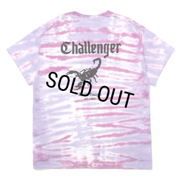 CHALLENGER/TIE DYE SCORPION TEE（LT PURPLE）［タイダイT-25春