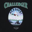 画像4: CHALLENGER/HEY DUCK TEE（BLACK）［プリントT-25春夏］ (4)