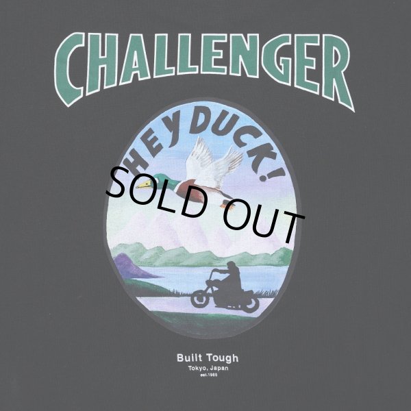 画像4: CHALLENGER/HEY DUCK TEE（BLACK）［プリントT-25春夏］ (4)