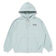 画像2: CHALLENGER/CHECKER ZIP HOODIE（MINT）［ジップフーディー-25春夏］ (2)